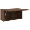 vidaXL Bad-Wandschrank Braun Eichen-Optik 60x25x30 cm Holzwerkstoff