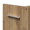 vidaXL Schrank Mit Rad Artisan-Eiche 60 x 22 x 79 cm
