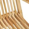 vidaXL 5-tlg. Garten-Essgruppe Teak Massivholz