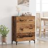 vidaXL Sideboard Altholz 69,5 x 34 x 90 cm Verbundholz und Eisen