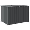 vidaXL Gartenlagerbox Schwarz 151,5 x 107 x 100 cm Stahl