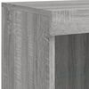 vidaXL Sideboard mit LED-Leuchten Grau Sonoma 81x37x100 cm