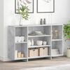 vidaXL Sideboard Betongrau 120x30x75 cm Holzwerkstoff