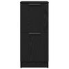 vidaXL Sideboard Schwarz Eichen-Optik 30 x 30 x 70 cm Holzwerkstoff