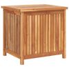 vidaXL Gartenbox 60x50x58 cm Massivholz Teak