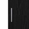 vidaXL Highboard 2 pcs Schwarz Eichen-Optik 45 x 42,5 x 185 cm