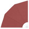 vidaXL Faltbarer Balkonf&auml;cher Terracotta-Rot 140&times;140 cm