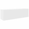 vidaXL Bad-Wandschrank Wei&szlig; 100x25x30 cm Holzwerkstoff