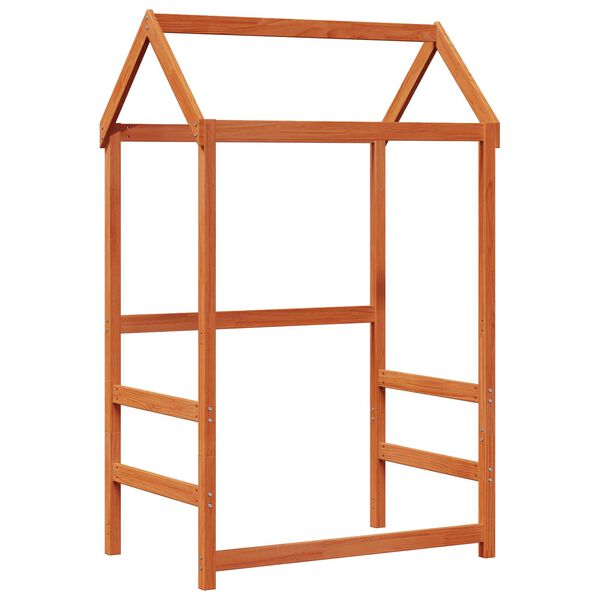 vidaXL Tagesbett Set 3 pcs Wachsbraun Massives Kiefernholz