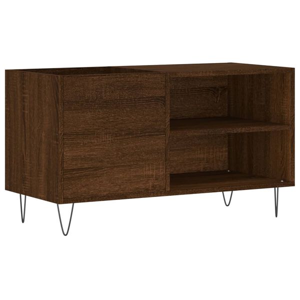 vidaXL Plattenschrank Braun Eichen-Optik 85x38x48 cm Holzwerkstoff