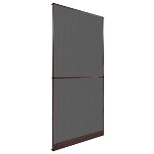 vidaXL Schwenk-Insektenscreen Braun und Schwarz 100 x 215 cm