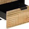 vidaXL Nachttisch Braun 40x33x46 cm Massivholz Mango