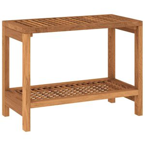 vidaXL Badezimmer-Beistelltisch 60x30x45 cm Massivholz Teak