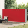 vidaXL Ausziehbare Seitenmarkise 170x1200 cm Rot