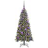 vidaXL K&uuml;nstlicher Weihnachtsbaum mit 150 LEDs mit St&auml;nder Gr&uuml;n 120 cm