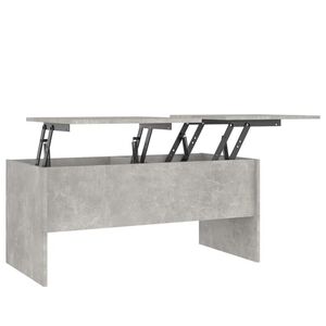 vidaXL Couchtisch Betongrau 102x50,5x46,5 cm Holzwerkstoff