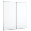 vidaXL Magnetisches Whiteboard Klappbar 80x80x1,7 cm Aluminium