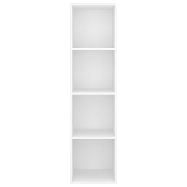 vidaXL TV-Wandschrank Wei&szlig; 37x37x142,5 cm Holzwerkstoff