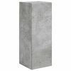 vidaXL TV-Schrankset Wandmontiert 2 pcs Beton Grau Holzwerkstoff