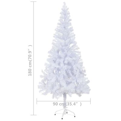 vidaXL Künstlicher Weihnachtsbaum Beleuchtung Ständer 180cm 620 Zweige
