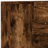 vidaXL Kopfteil Ger&auml;ucherte Eiche 100 x 16,5 x 103,5 cm Holzwerkstoff