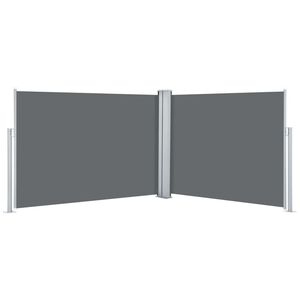 vidaXL Ausziehbare Seitenmarkise Anthrazit 100 x 1000 cm