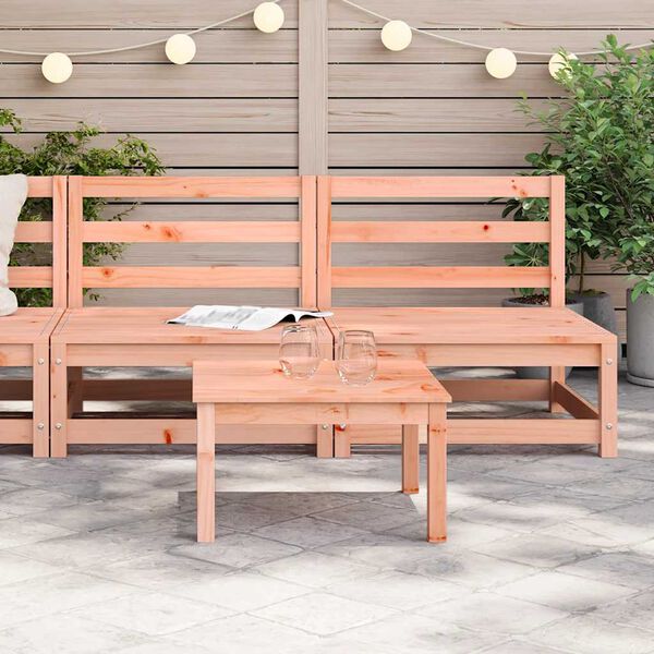 vidaXL Gartensofas ohne Armlehnen 2 Stk. 70x70x67 cm Douglasienholz