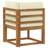 vidaXL Outdoor Ecksofa Massivholz Akazie