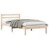 vidaXL Bettrahmen Braun 225,5 x 85,5 x 69,5 cm Massivholz Kiefer