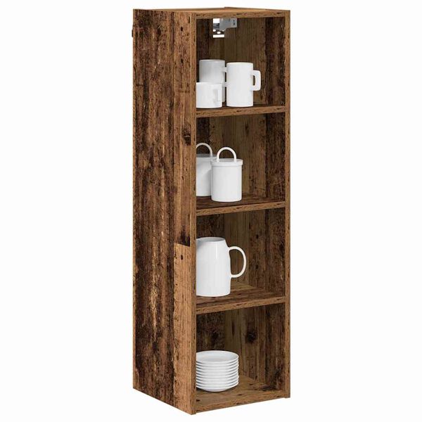 vidaXL H&auml;ngeschrank Altholz 30 x 29,5 x 100 cm Holzwerkstoff