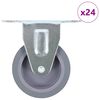 vidaXL 24 Stk. Bockrollen 75 mm