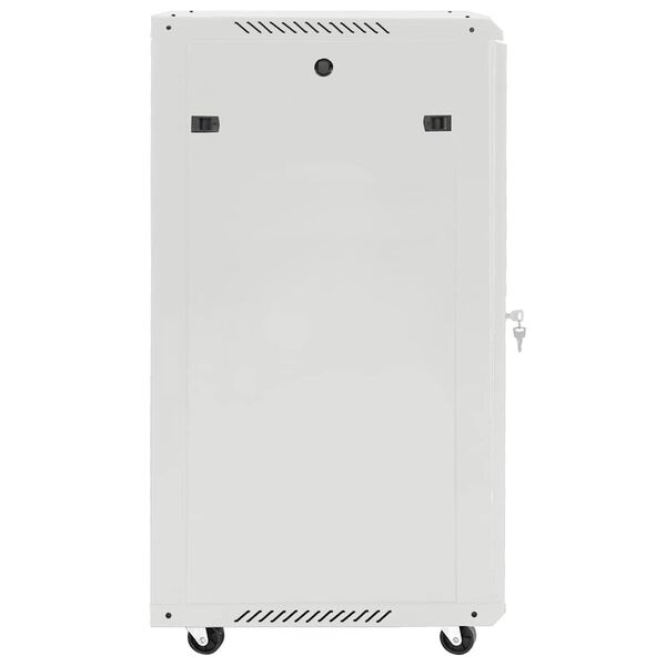 vidaXL 15U Netzwerkschrank auf Rollen 19" IP20 60x45x86 cm