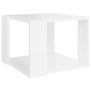 vidaXL Couchtisch Wei&szlig; 40x40x30 cm Holzwerkstoff