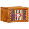 vidaXL Nachttisch Braun 35 x 30 x 22 cm