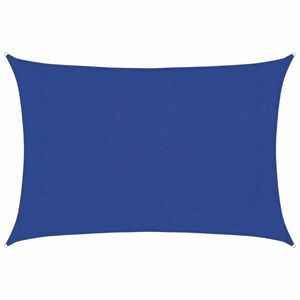 vidaXL Sonnensegel 160 g/m&sup2; Rechteckig Blau 3x4 m HDPE