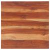 vidaXL Tischplatte Massivholz Akazie 25-27 mm 60x60 cm