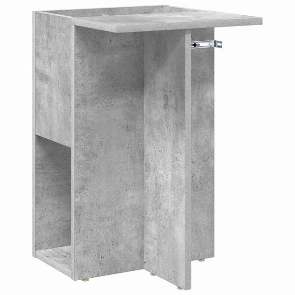 vidaXL Beistelltisch Beton Grau 35 x 40 x 55 cm Holzwerkstoff