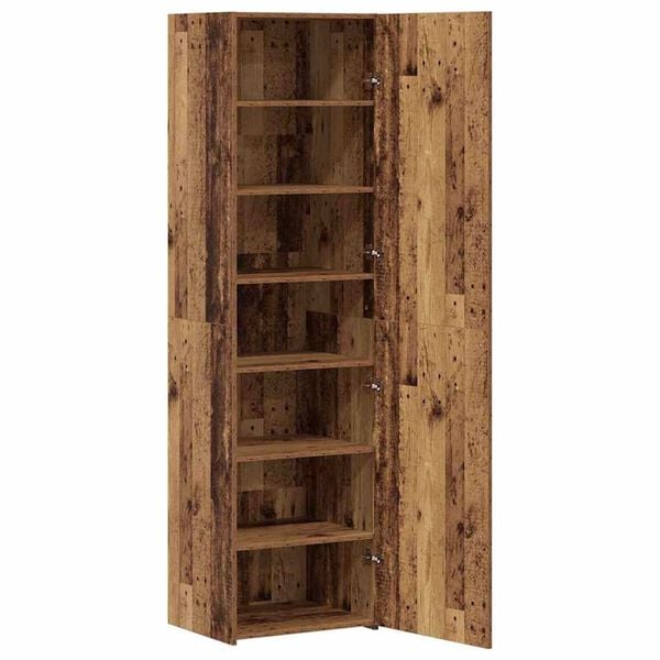 vidaXL Highboard 2 pcs Altholz 50 x 42,5 x 185 cm