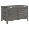 vidaXL Gartentruhe Anthrazit 99x49,5x58,5 cm Massivholz Tanne