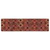 vidaXL Teppichl&auml;ufer MARSA Mehrfarbig 80 x 450 cm Polyester und PVC