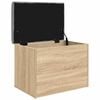 vidaXL Aufbewahrungsbank Sonoma-Eiche 62 x 42 x 45 cm Holzwerkstoff