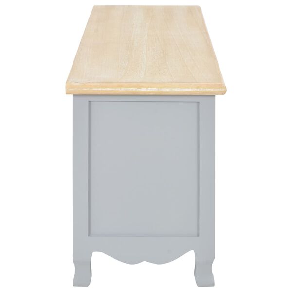 vidaXL TV-Schrank Grau 120&times;30&times;40 cm Holz