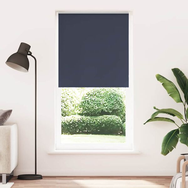 vidaXL Verdunkelungsrollo Marineblau 95x230cm Stoffbreite 90,7 cm