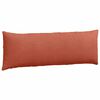 vidaXL Sofakissen 2 St&uuml;ck Rot-Orange 120 x 40 cm Cordstoff