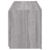vidaXL TV-Wandschrank mit LED-Leuchten Grau Sonoma 100x35x41 cm