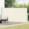 vidaXL Seitenmarkise Ausziehbar 180x500 cm Creme