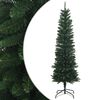 vidaXL Artificial Slim Christmas Tree 150 cm PE und PVC Gr&uuml;n