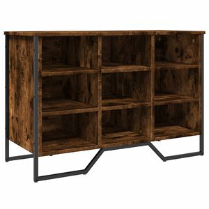 vidaXL Schuhregal R&auml;uchereiche 90x38x61,5 cm Holzwerkstoff