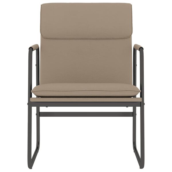 vidaXL Loungesessel Cappuccino-Braun 55x64x80 cm Kunstleder