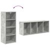 vidaXL H&auml;ngeschrank Beton Grau 40 x 29,5 x 100 cm Holzwerkstoff
